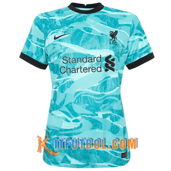 Nueva Camisetas Personalizadas Futbol FC Liverpool Mujer Segunda 20/21