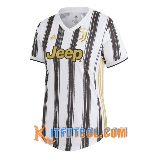 Camisetas Personalizadas Futbol Juventus Mujer Primera 20/21
