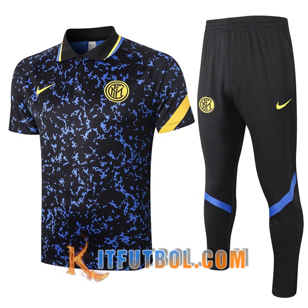 Nueva Polo Futbol Inter Milan + Pantalones Azul 20/21