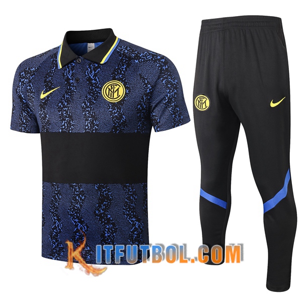 Nueva Polo Futbol Inter Milan + Pantalones Azul 20/21