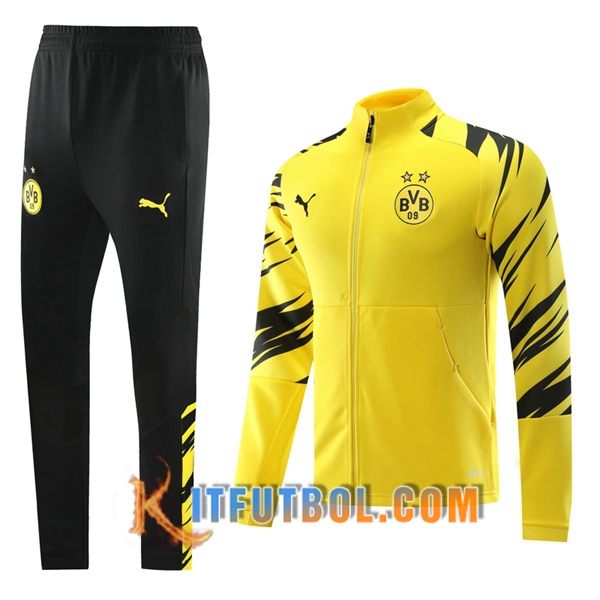 Nueva Chandal Futbol - Chaqueta + Pantalones Dortmund BVB Amarillo 20/21