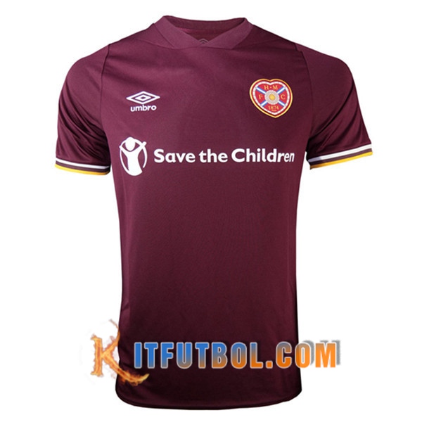 Camisetas Futbol Heart of Midlothian Primera 20/21