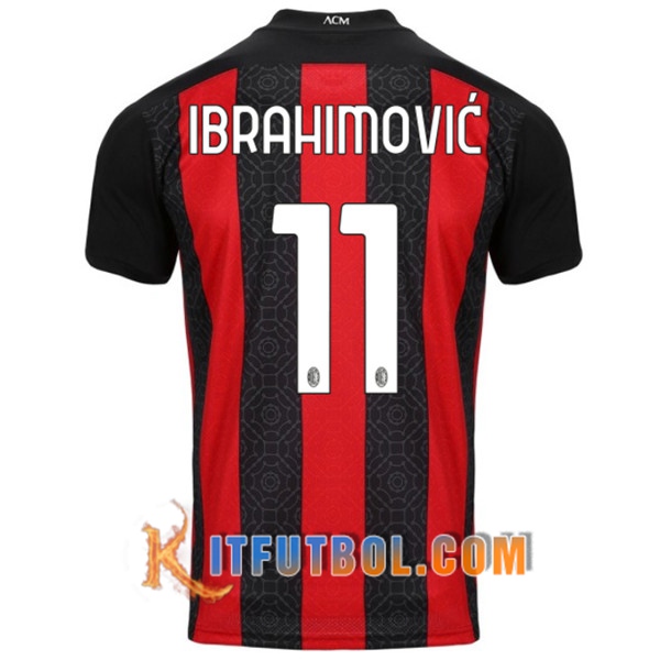 Camisetas Futbol Milan AC (IBRAHIMOVIC 11) Primera 20/21