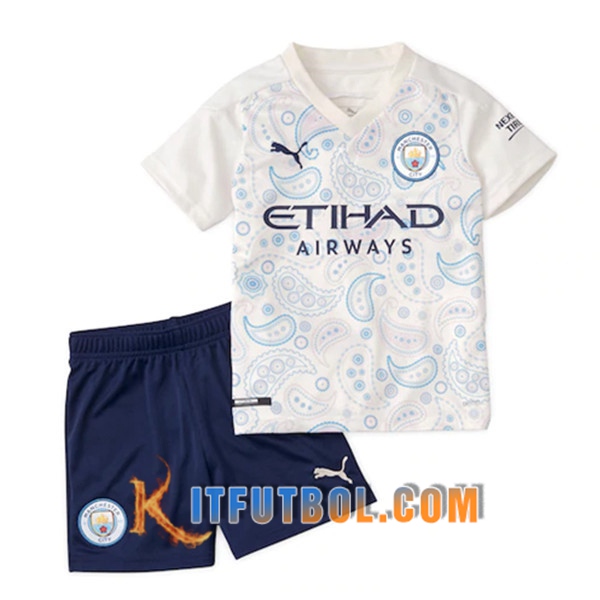 Camisetas Futbol Manchester City Ninos Tercera 20/21