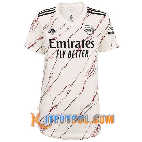 Camisetas Personalizadas Futbol Arsenal Mujer Segunda 20/21