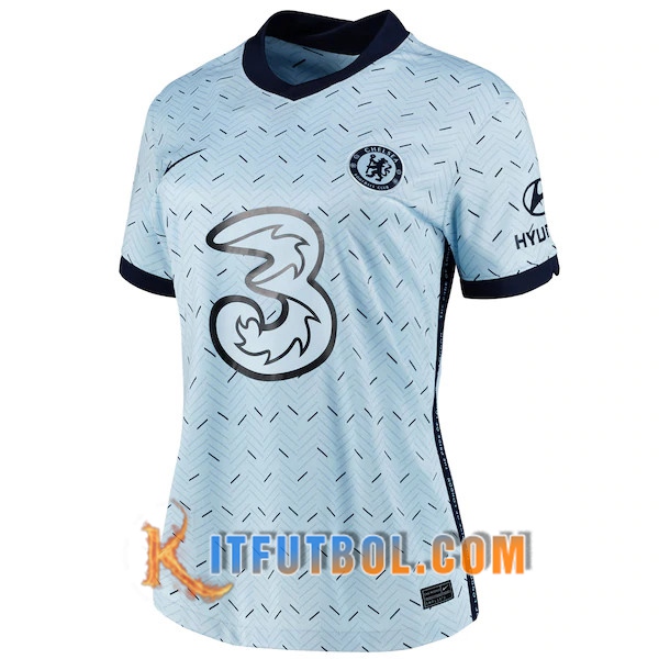 Camisetas Personalizadas Futbol FC Chelsea Mujer Segunda 20/21