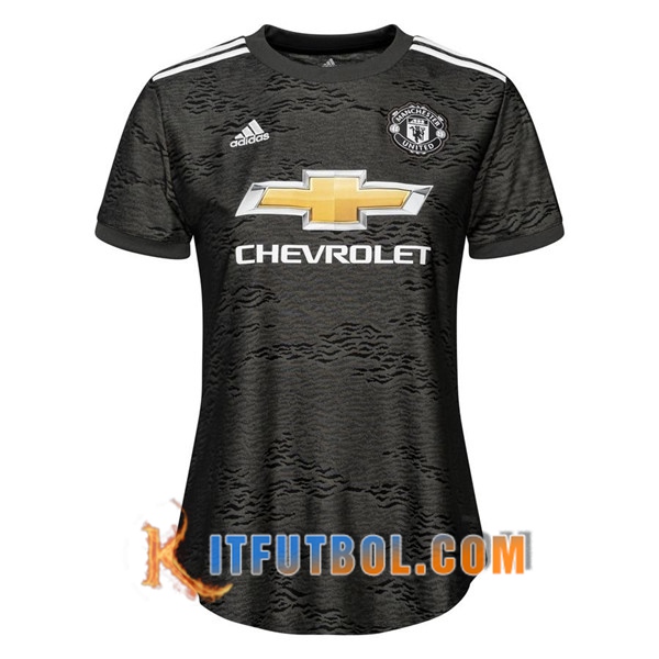 Camisetas Personalizadas Futbol Manchester United Mujer Segunda 20/21
