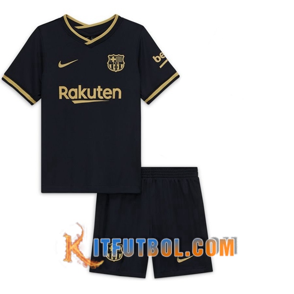 Nueva Camisetas Personalizadas Futbol FC Barcelona Ninos Segunda 20/21