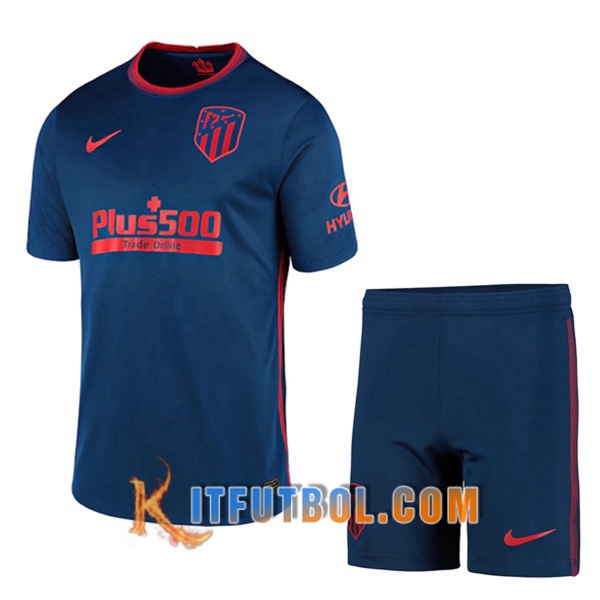 Nueva Camisetas Personalizadas Futbol Atletico Madrid Ninos Segunda 20/21