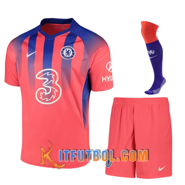 Traje Camisetas Futbol FC Chelsea Tercera (Cortos+Calcetines) 20/21