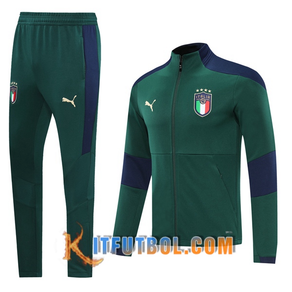 Nueva Chandal Futbol - Chaqueta + Pantalones Italia Verde 20/21