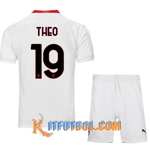 Camisetas Personalizadas Futbol Milan AC (THEO 19) Ninos Segunda 20/21