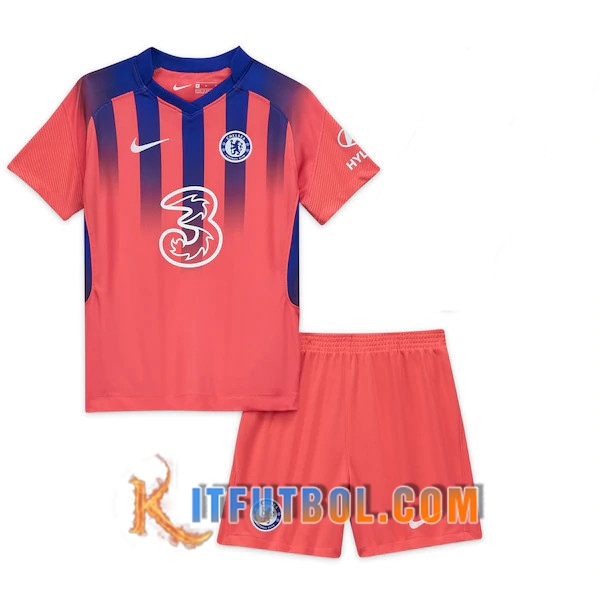 Camisetas Personalizadas Futbol FC Chelsea Ninos Tercera 20/21