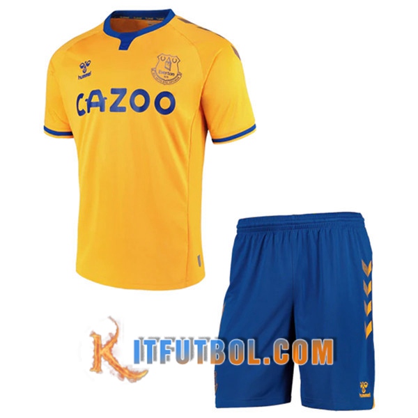 Camisetas Personalizadas Futbol Everton Ninos Segunda 20/21