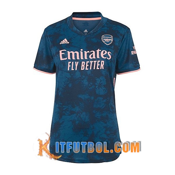 Camisetas Personalizadas Futbol Arsenal Mujer Tercera 20/21