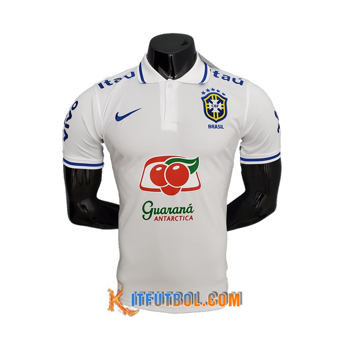 Camiseta Polo Brasil Blancaa 2021/2022