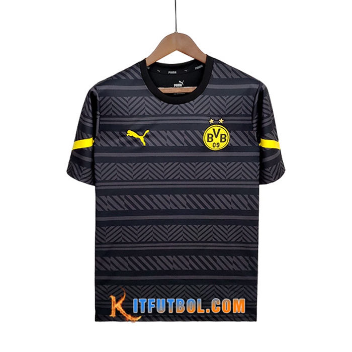 Camiseta Entrenamiento Dortmund BVB Negro 2022/2023