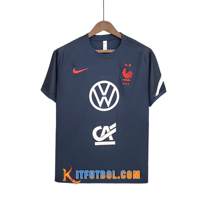 Camiseta Entrenamiento Francia Azul Marino 2022/2023