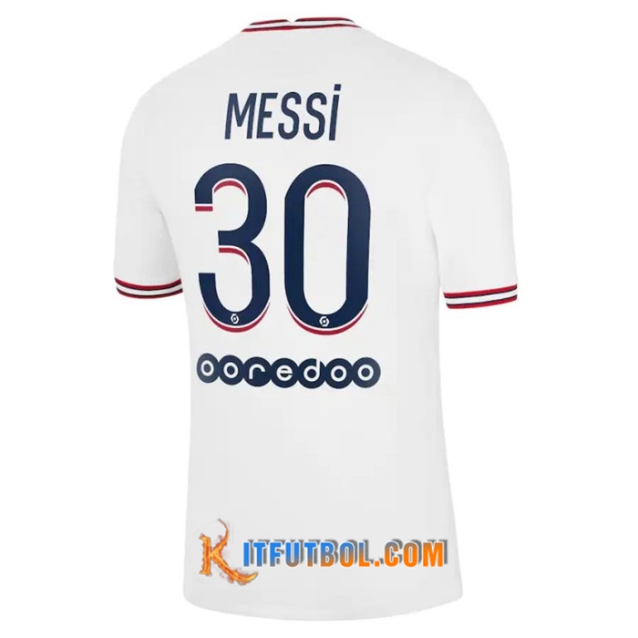 Camiseta Futbol PSG Jordan (Messi 30) Fourth 2021/2022