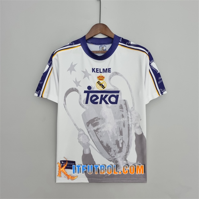 Camiseta Futbol Real Madrid Retro Champions League 7 1996/1997