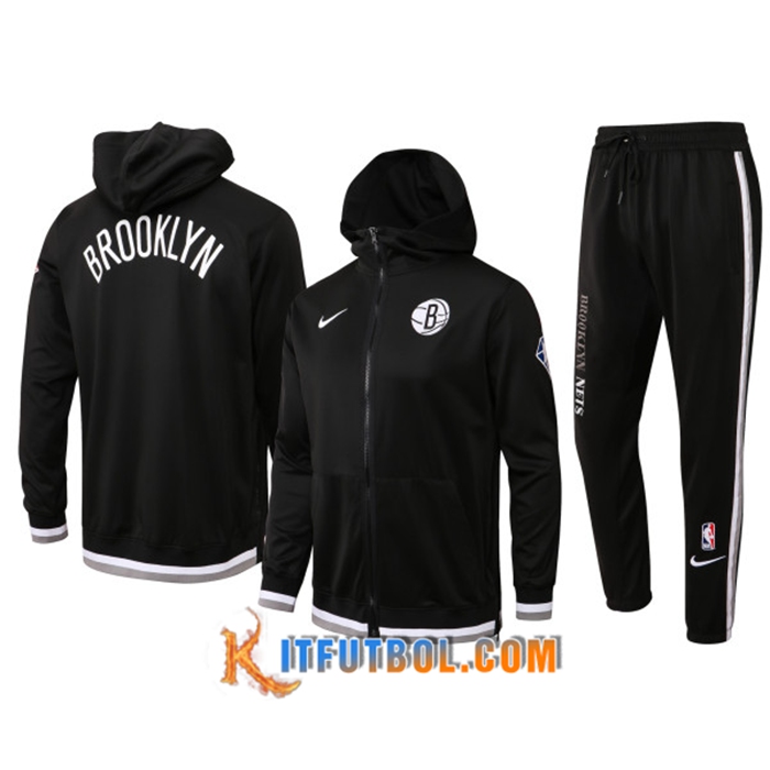 Chandal Equipos De NBA Brooklyn Nets Negro 2022 -H0084