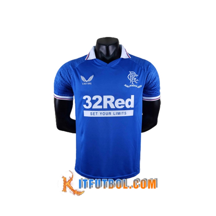 Camiseta Futbol Rangers Titular 2022/2023
