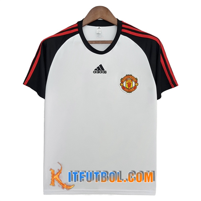 Camiseta Entrenamiento Manchester United Blanco 2022/2023