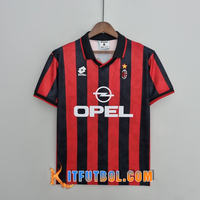 Camisetas De Futbol Milan AC Retro Primera 1995/1996