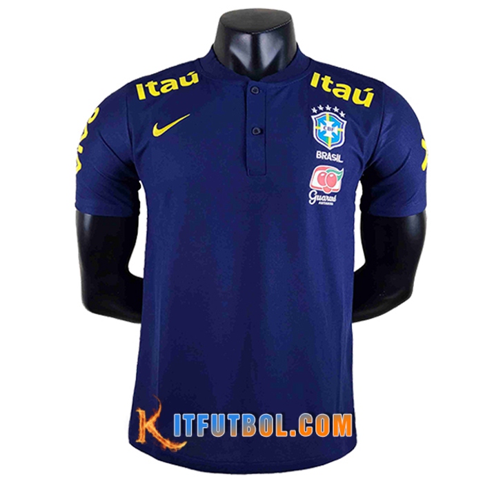 Camiseta Polo Brasil Azul marino 2022/2023
