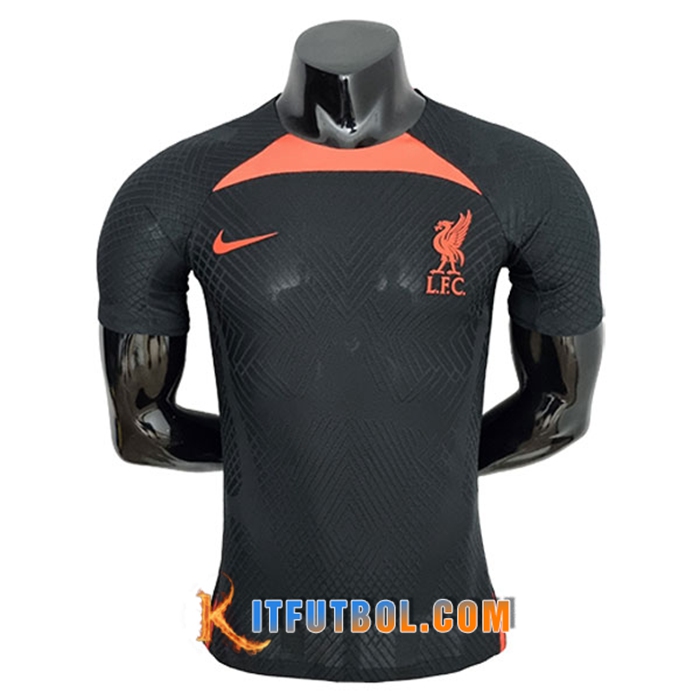 Camiseta Entrenamiento FC Liverpool Player Version Negro 2022/2023