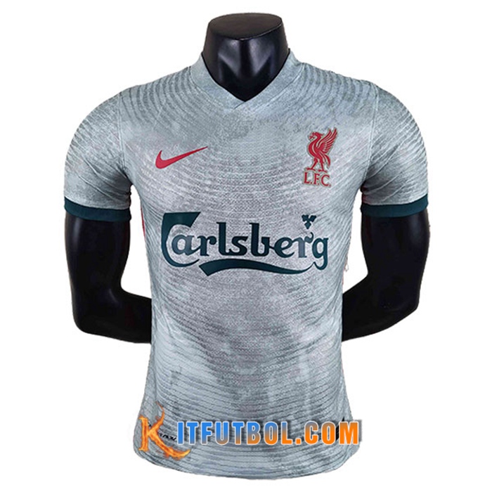 Camiseta Entrenamiento FC Liverpool Player Version Gris 2022/2023
