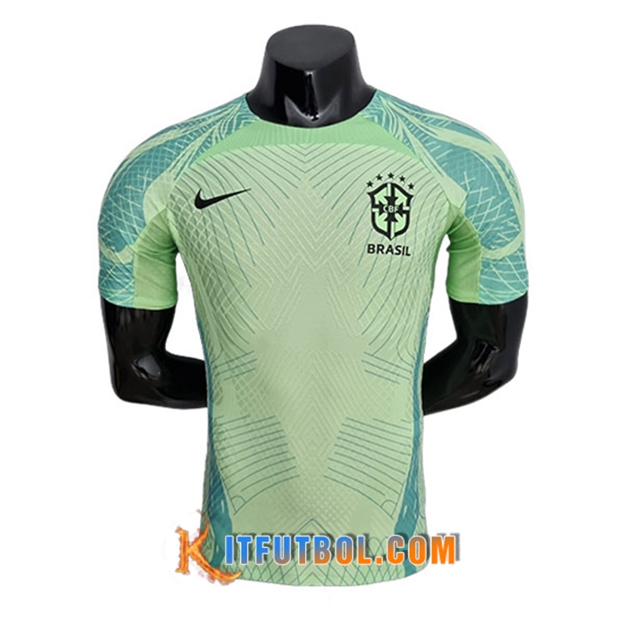 Camiseta Entrenamiento Brasil Player Version Verde 2022/2023