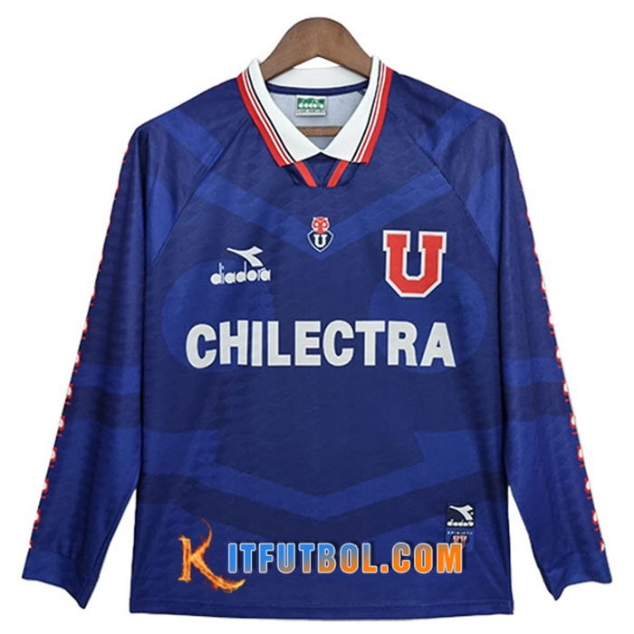 Camisetas De Futbol Universidad De Chile Retro Primera Manga Largas 1996