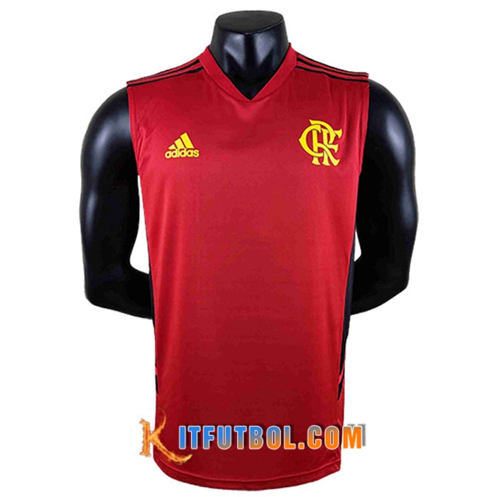 Camisetas De Futbol Flamengo Gilet Rojo 2022/2023