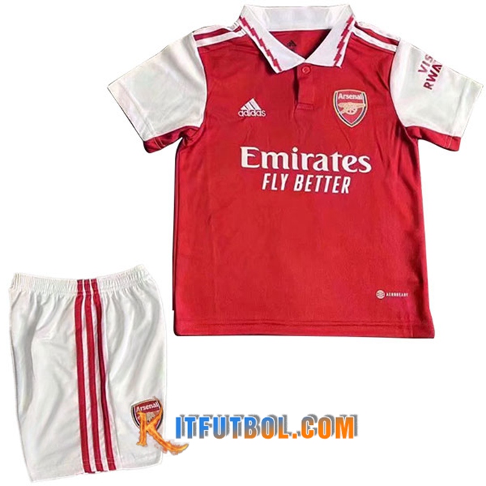 Camisetas De Futbol Arsenal Ninos Primera 2022/2023