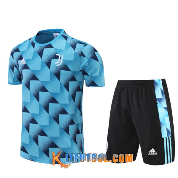 Camiseta Entrenamiento +Cortos Juventus Azul 2022/2023