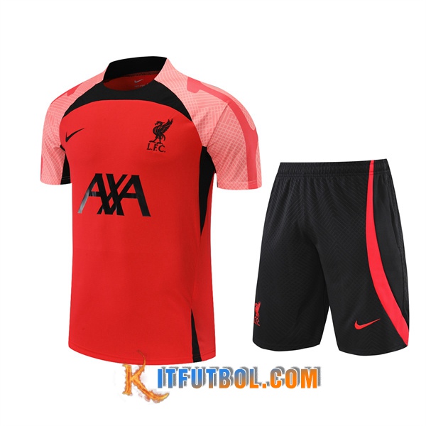 Camiseta Entrenamiento +Cortos FC Liverpool Rojo 2022/2023