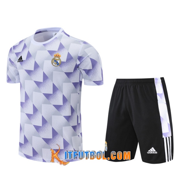 Camiseta Entrenamiento +Cortos Real Madrid Gris 2022/2023