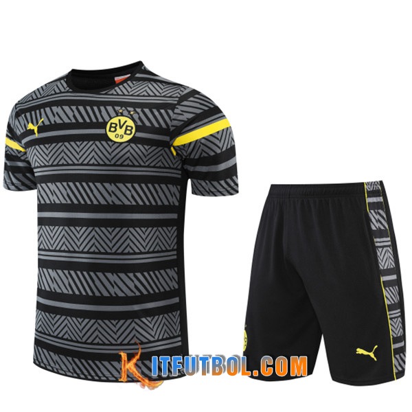 Camiseta Entrenamiento +Cortos Dortmund BVB Gris 2022/2023