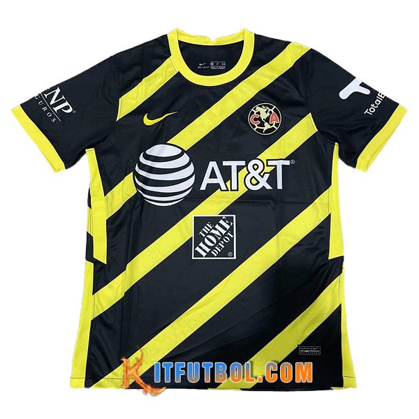 Camiseta Entrenamiento Club America Negro/Amarillo 2022/2023