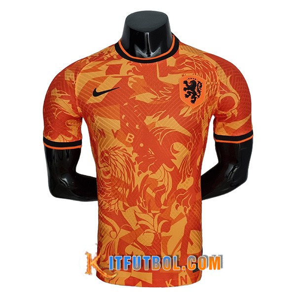 Camiseta Entrenamiento Países Bajos Naranja 2022/2023