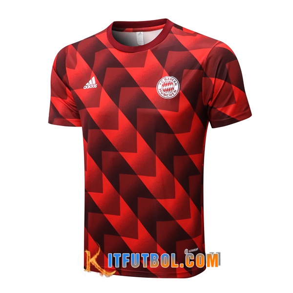 Camiseta Entrenamiento Bayern Munich Negro/Rojo 2022/2023