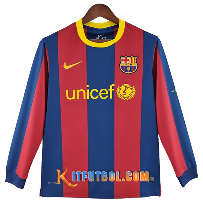 Camisetas De Futbol FC Barcelona Retro Primera Manga Larga 2006 UEFA Champions
