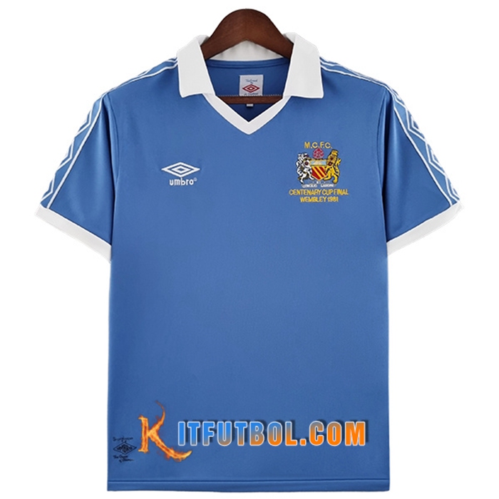 Camisetas De Futbol Manchester City Retro Primera 1981/1982