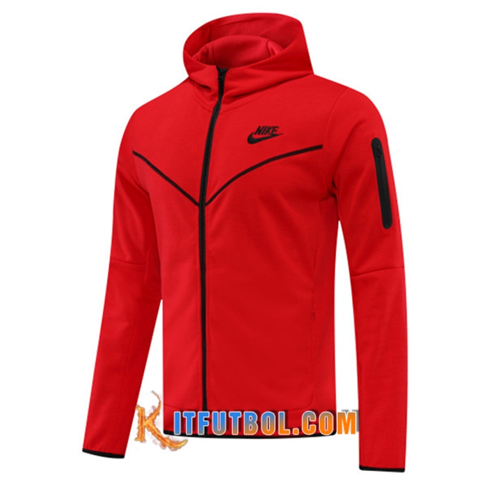 Chaqueta Con Capucha Nike Rojo 2022/2023