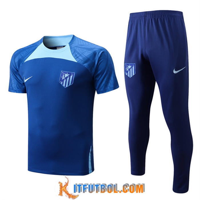 Camiseta Entrenamiento Atletico Madrid + Pantalones Azul 2022/2023