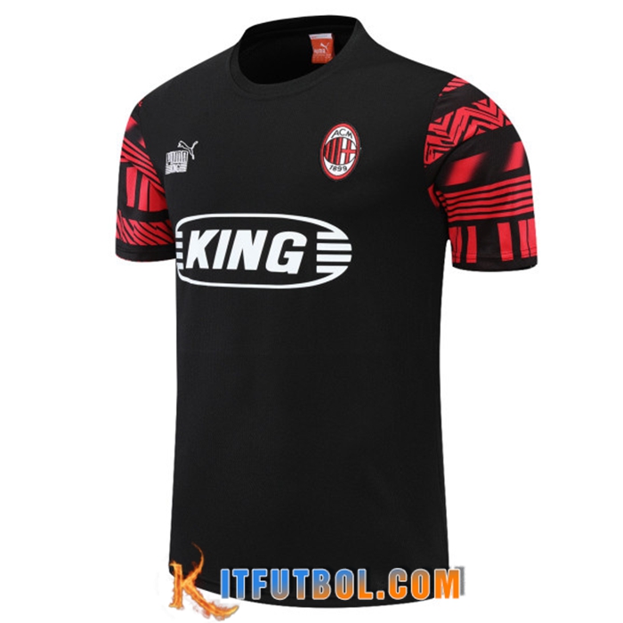 Camiseta Entrenamiento AC Milan Negro 2022/2023