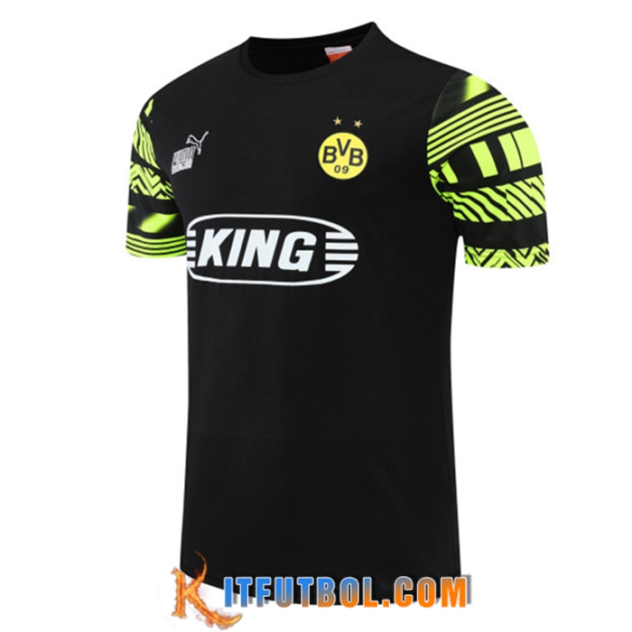 Camiseta Entrenamiento Dortmund BVB Negro 2022/2023