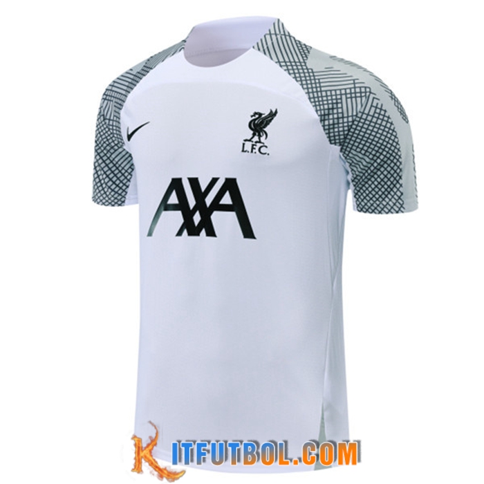 Camiseta Entrenamiento FC Liverpool Blanco 2022/2023