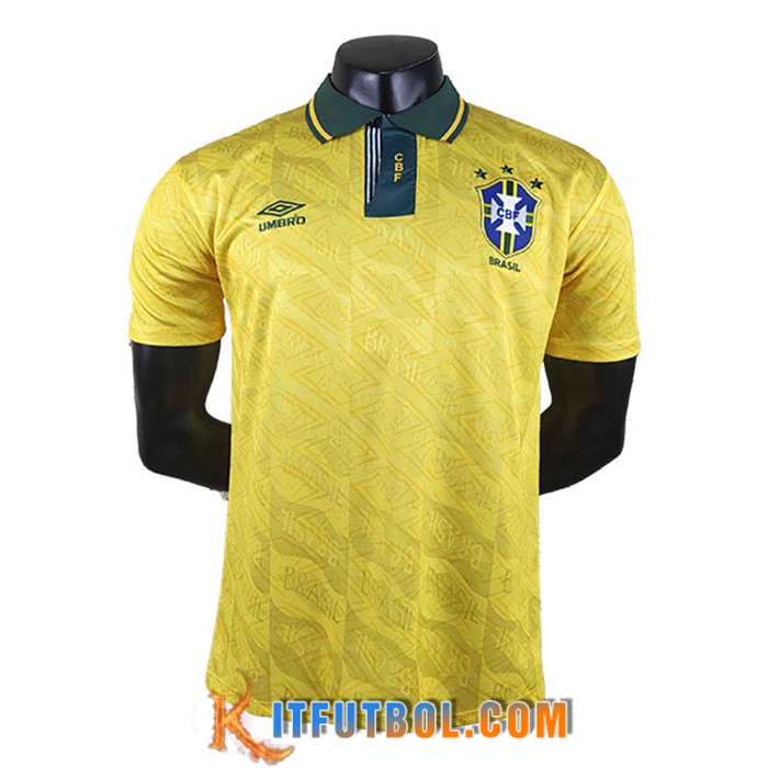 Camisetas De Futbol Brasil Retro Primera 1991/1993